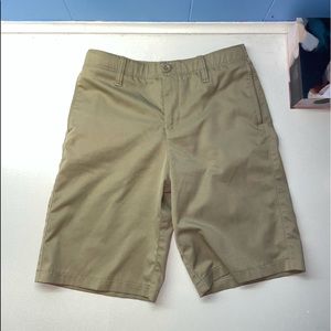 Under Armour Khaki Shorts. Size 12.  Athletic fabric